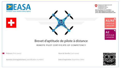 Certificat pilote drone